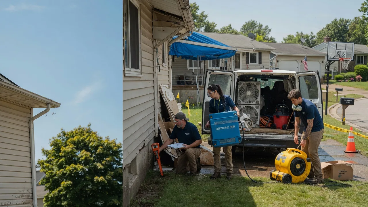 Ceiling Leak Cleanup in Everson, PA near me